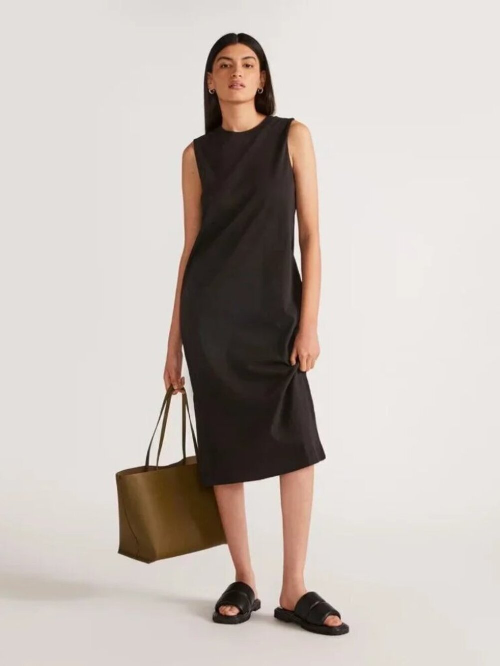 Everlane women's XS cotton weekend tank dress NWT